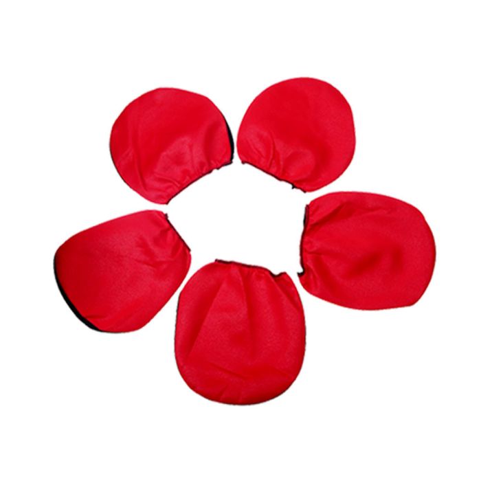 Car Seat Cover Red/Gray-9PCS