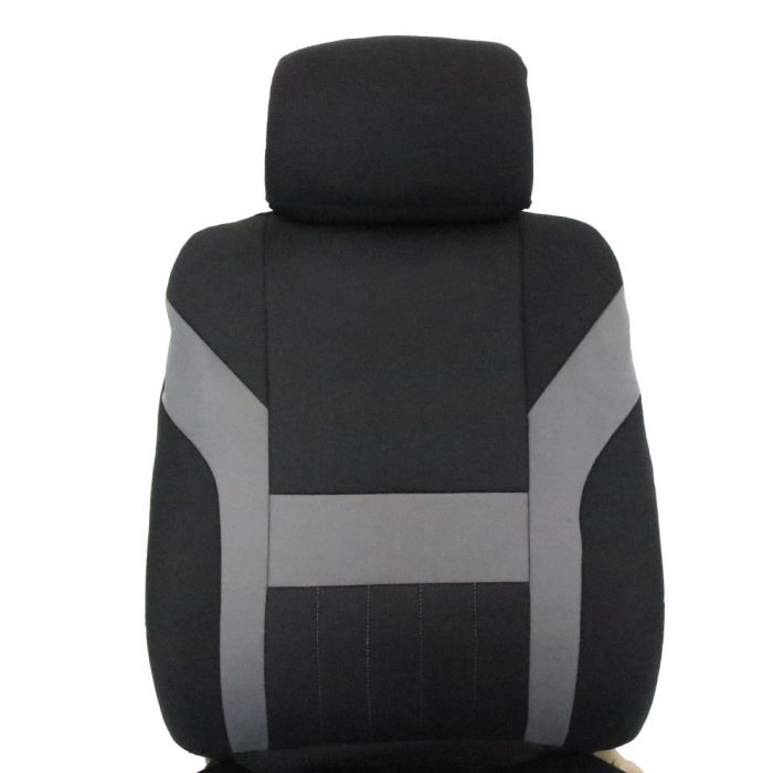 Seat Cover Black/Gray-8PCS