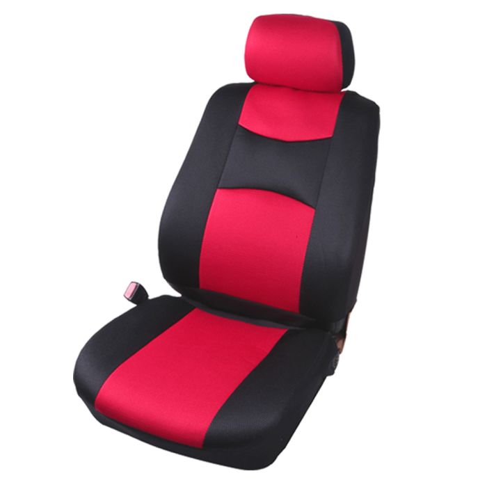 Car Seat Cover Red/Black-8PCS