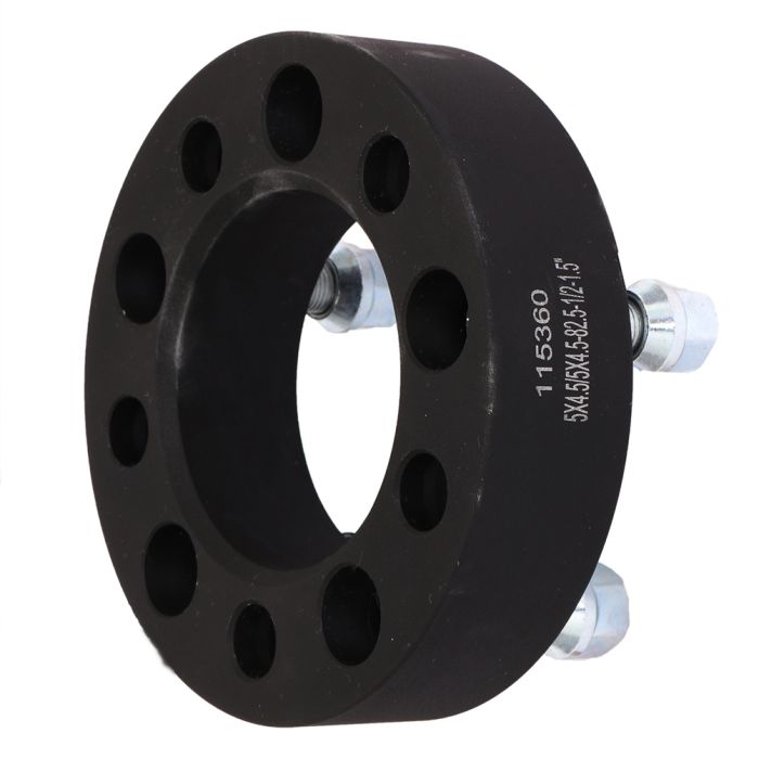 1.5 inch 38mm Thick 5x4.5 Black Wheel Spacers(82.5mm Bore, 1/2