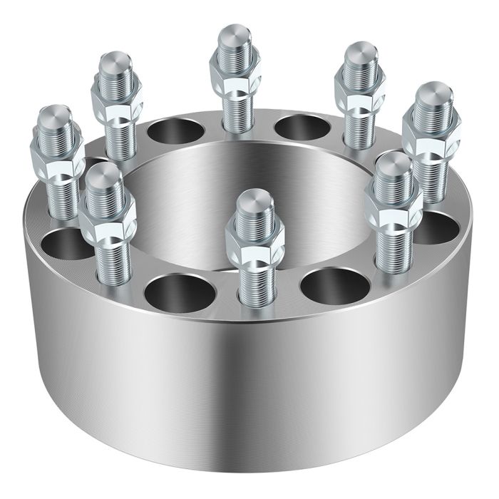 2 Wheel Spacers Adapters 8x6.5 (8x165.1) 2 Thick 14x1.5 for Chevy 2500 3500 HD