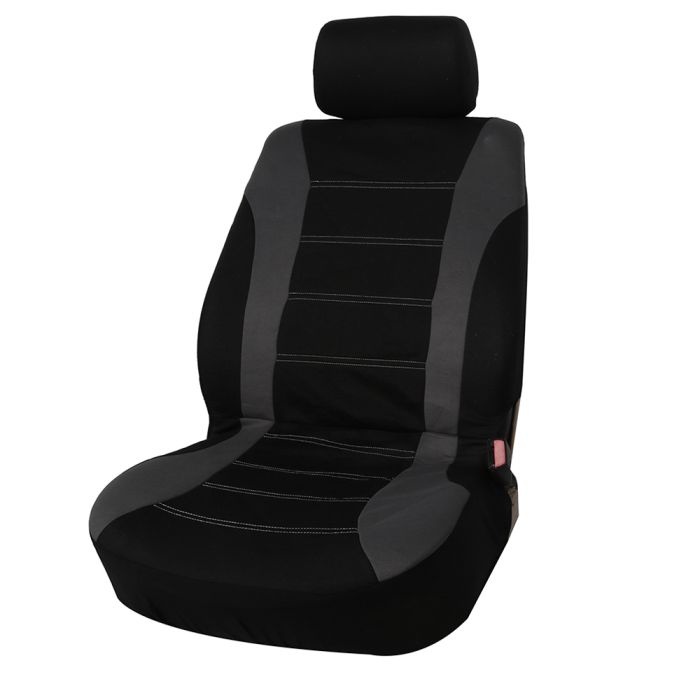 Seat Cover Grey/Black-9PCS 