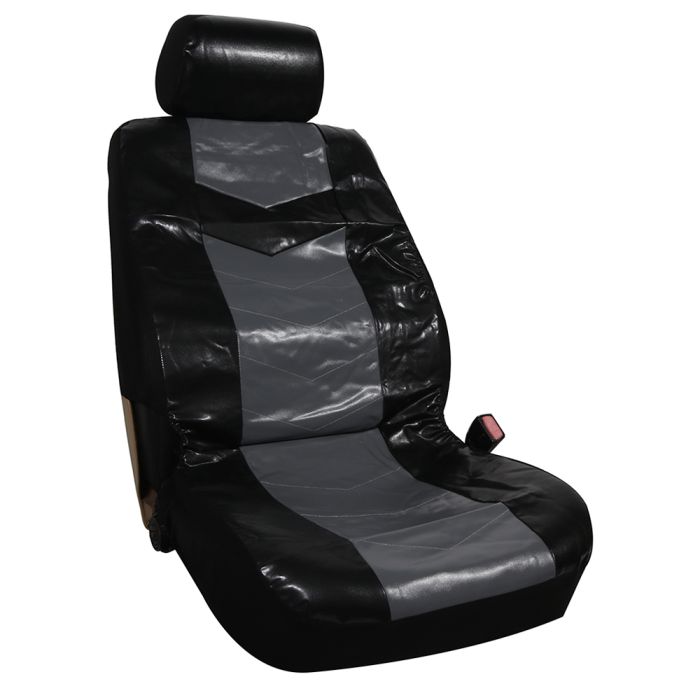 Car Seat Cushion Grey/Black-9PCS 