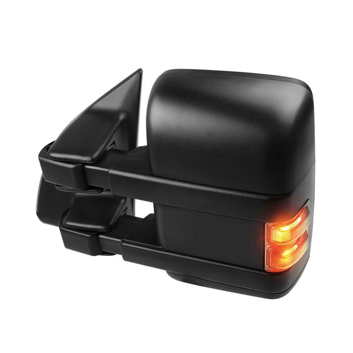 Towing Mirrors 1999-2007 F250/F350/F450/F550 Super Duty Power Heated Arrow Led Signal Light With Converter Plug