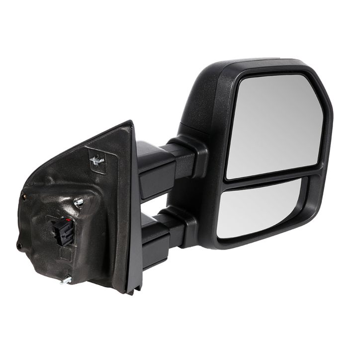 Power Heated Towing Mirrors For 17-20 Ford F250-F550 Super Duty w/ Auxiliary Lamp Blind Spot Temperature Sensor