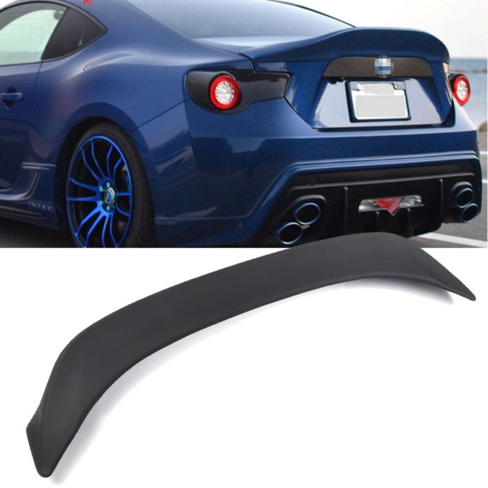 For 2013-2020 Scion FRS GT86 TRD Style Rear Trunk Spoiler Wing Unpainted Black