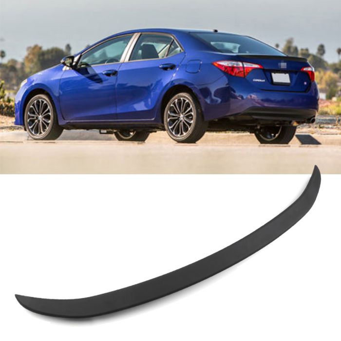 For 2014-2019 Toyota Corolla Factory Style Trunk Spoiler Wing Maintain Traction