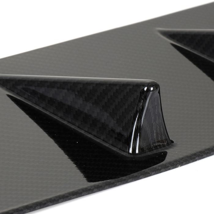 For 2016-2019 Honda Civic Sedan Carbon Fiber Painted Shark Fin Roof Spoiler