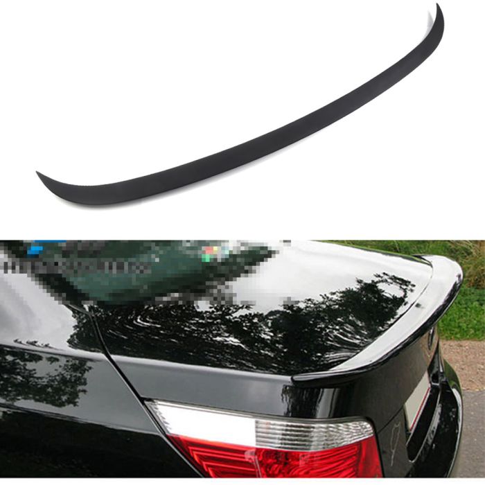 Reduce Weight Black Spoiler Wing For 04-10 BMW 5 Series E60 4DR Fuel Efficiency