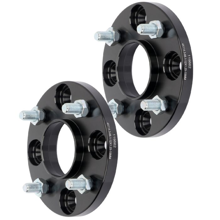 2Pcs 15mm 4x4.5 4 Lug Wheel Spacers For 89-98 Nissan 240SX 84-86 Nissan 300ZX