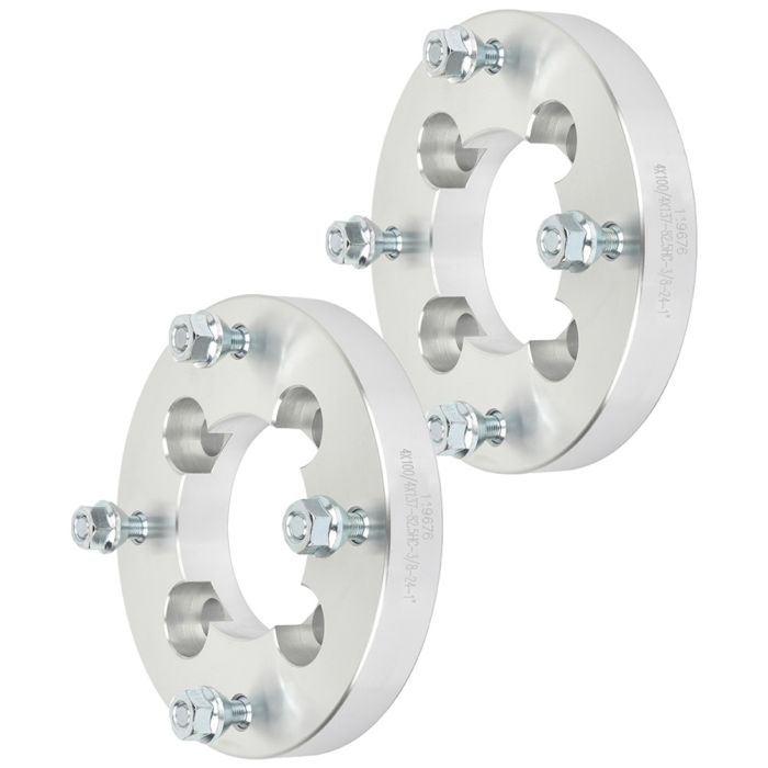 2Pcs 1 inch 4x100 to 4x137 4 Lug Wheel Spacers For 99-09 Arctic Cat 250 02-04 Bombardier Quest 500