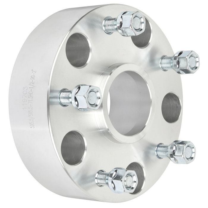 2 inch 5x5.5 5 Lug Wheel Spacers(71.5mm Bore, 1/2