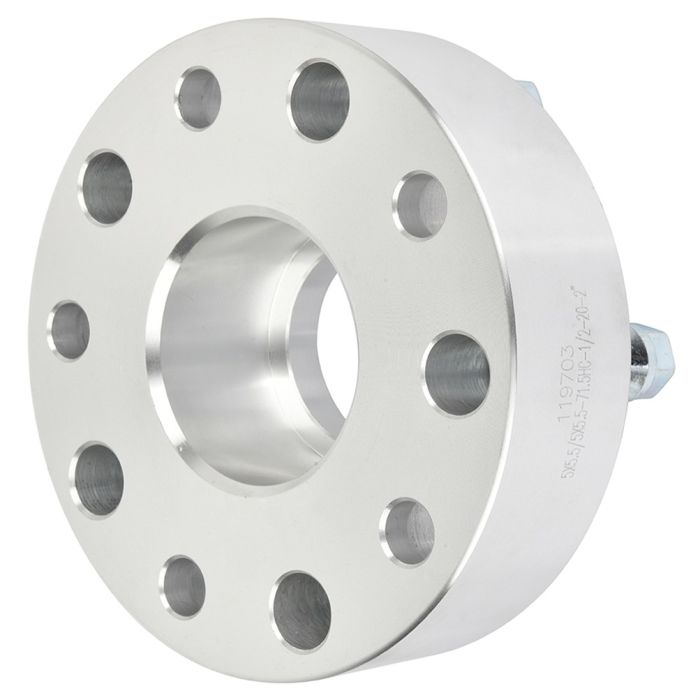 2 inch 5x5.5 5 Lug Wheel Spacers(71.5mm Bore, 1/2