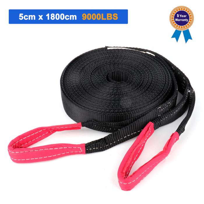 60ft 9000 lbs Tow Strap Winch Snatch Off-road For 2007-2020 Jeep Wrangler