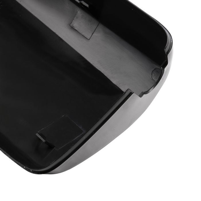 Side Door Mirror Cover Fits for 2015-2018 Volvo VNL Truck Hood Mirror Cover with Truck Mirror Cover with Black Housing A Piece