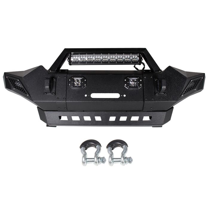 2005-2015 Toyota Tacoma Front Bumperw Leds D-rings Winch -1 PC