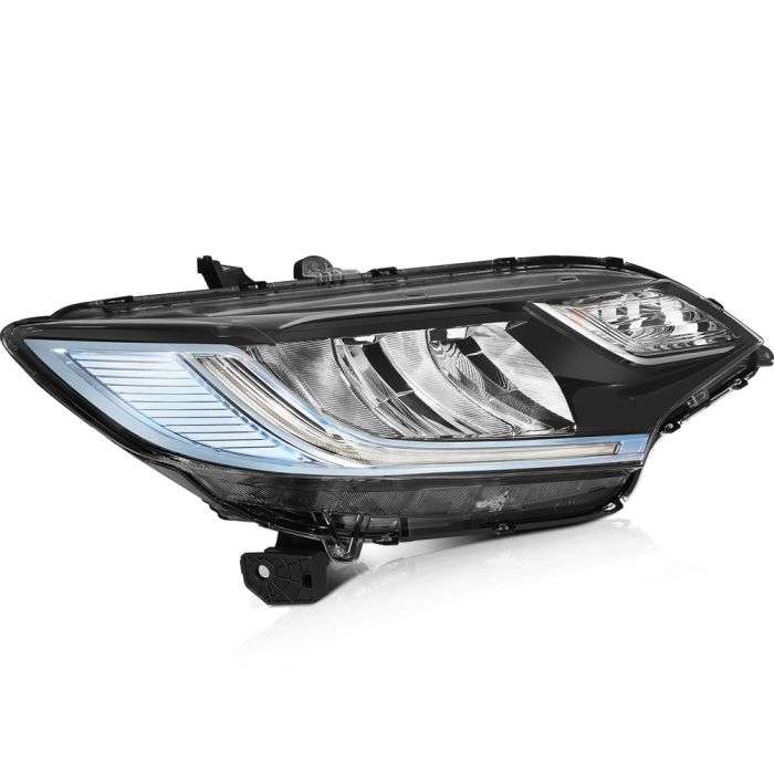 Fits 2014-2020 Honda FIT Front LED Headlight Assembly w/Reflective Bowl Lamps 