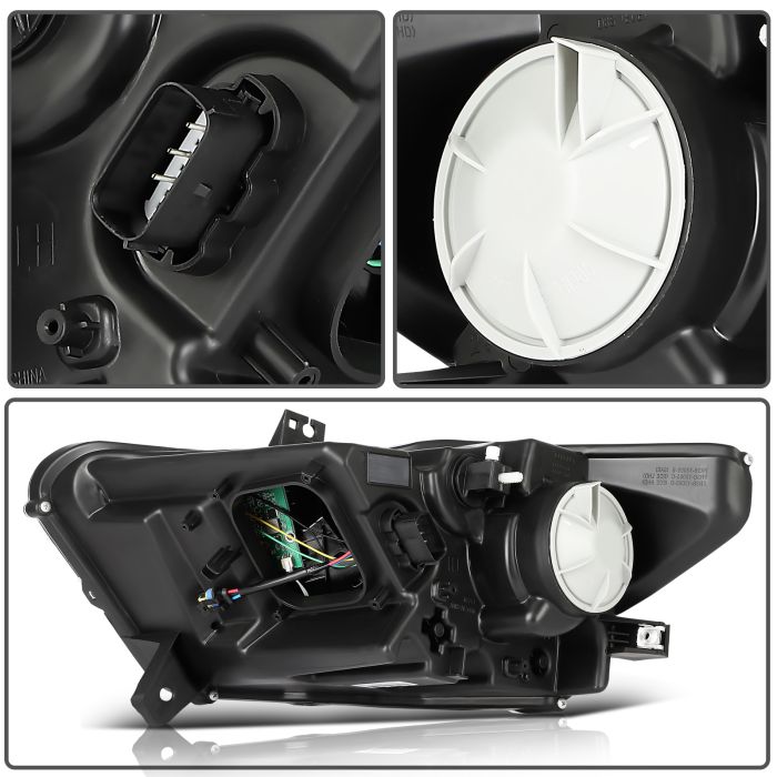 Passenger Right Headlight Assembly For 2015-2017 Ford Mustang – Clear Lens Halogen