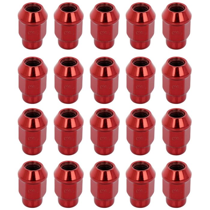 20 X M12x1.5 Red Length 1.395 Wheel Lug Nuts For 1995-2018 For Toyota Avalon