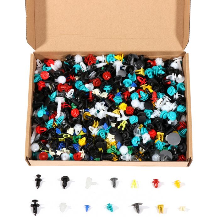 1000pc Car Fender Push Retainer Pin Rivet Trim Clip Door Panel Moulding Fastener