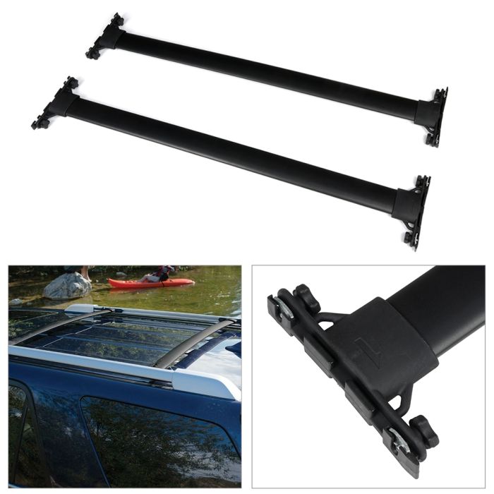 Roof Rack Rail Cross Bar Luggage Carrier For 06-17 Honda Accord Dodge Charger