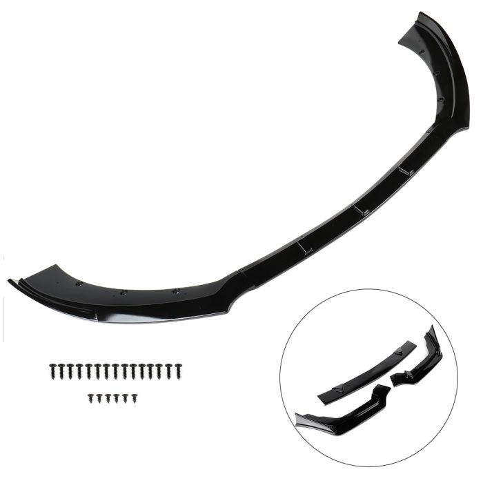 Front Bumper Lip ABS fit for Ford - 3PCS