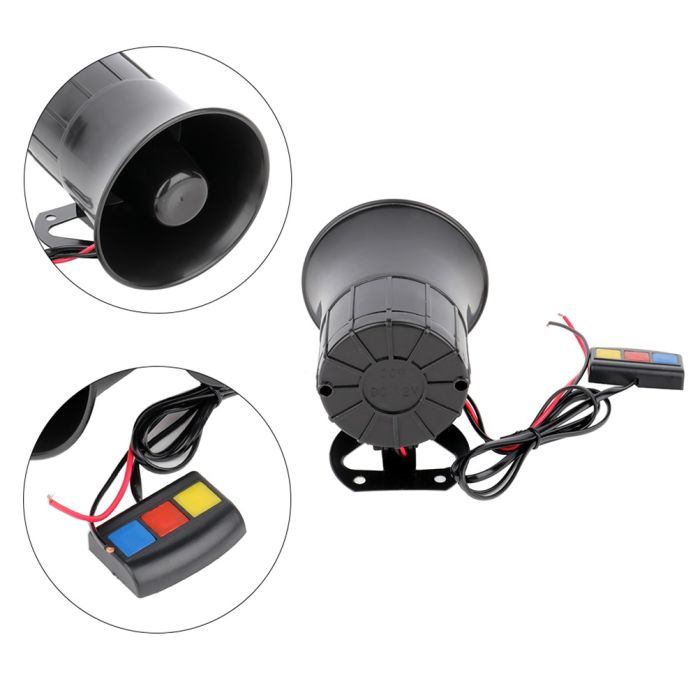 Car Warning Alarm Siren PA Speaker Horn System For Daewoo