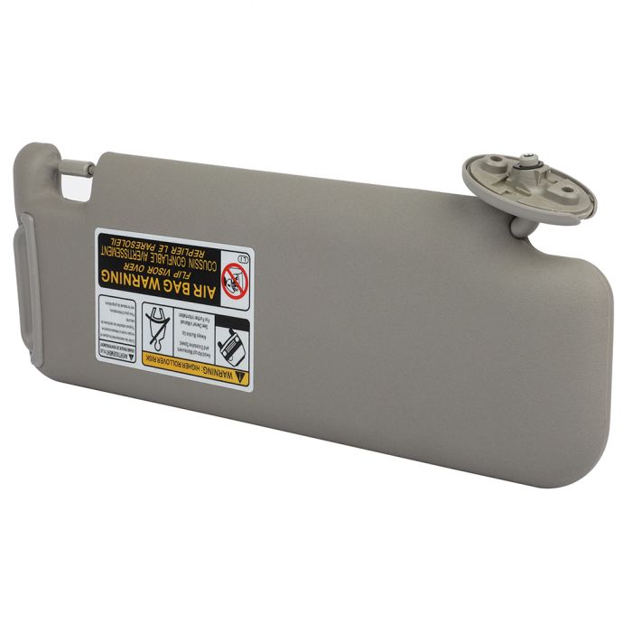 Sun Visor Gray Left Driver Side without Sunroof for Toyota (74320-3D050-B0)- 1 PC 
