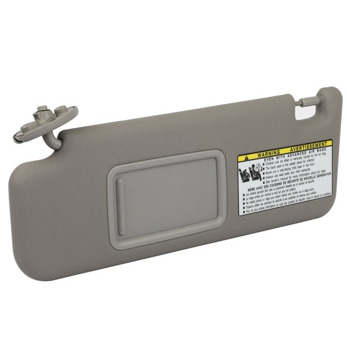 Sun Visor Gray Left Driver Side without Sunroof for Toyota (74320-3D050-B0)- 1 PC 