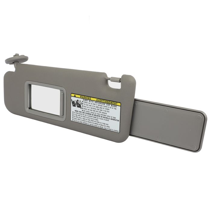Sun Visor Gray Left Driver Side without Sunroof for Toyota (74320-3D050-B0)- 1 PC 