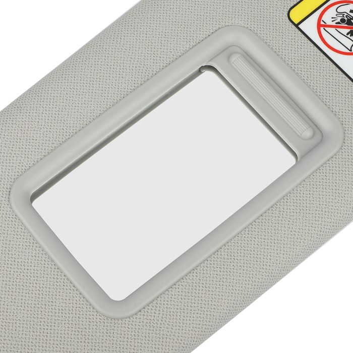 Sun Visor Gray Left Driver Side without Sunroof for Hyundai (852103X000TX)- 1 PC 