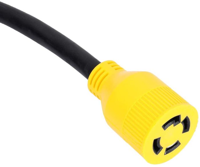 Generator Extension Cord 15 Ft 4 Prong 30 Amp Adapter Plug