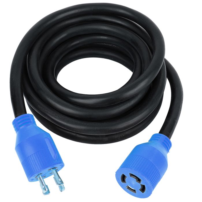 Generator Extension Cord 15 Ft 4 Prong Power Cable 10 4 30 Amp Adapter Plug New