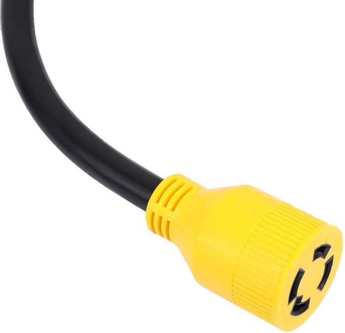 Generator Extension Cord 30 Amp 25 Ft 4 Prong Adapter Plug