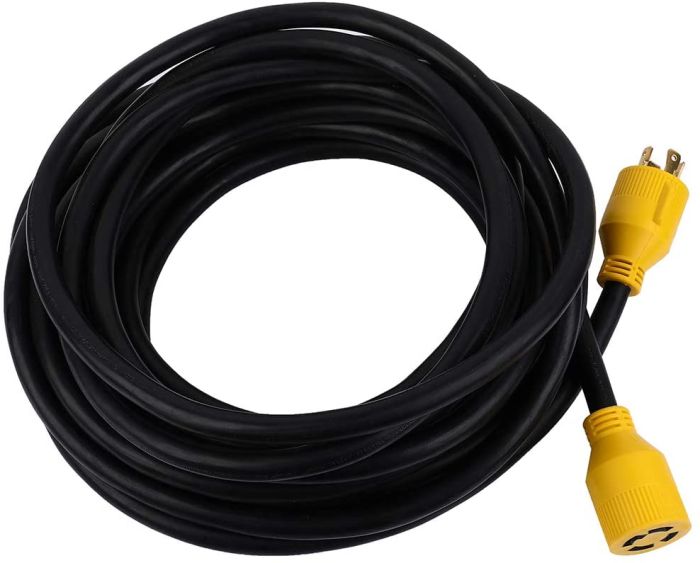 Generator Extension Cord 30 Amp 40 Ft 4 Prong Adapter Plug