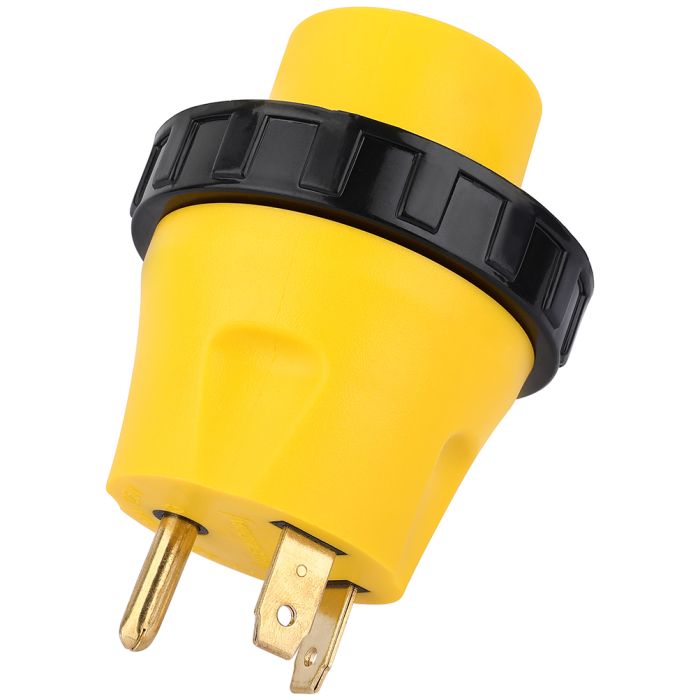 RV Power Cord Adapter 30 amp Male to 30 amp Twist Lock Female 