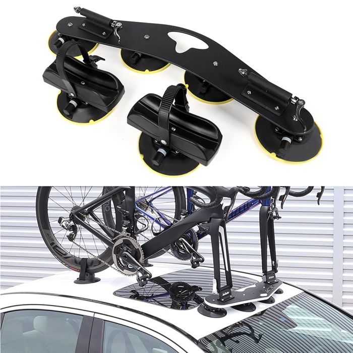 2-Bike Suction Cargo Roof-top Quick Installation Roof Racks Aluminum High-quality