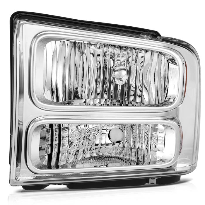 For 2005-2007 Ford F250-F550 Super Duty Headlight Assembly Kit Pair Replacement 