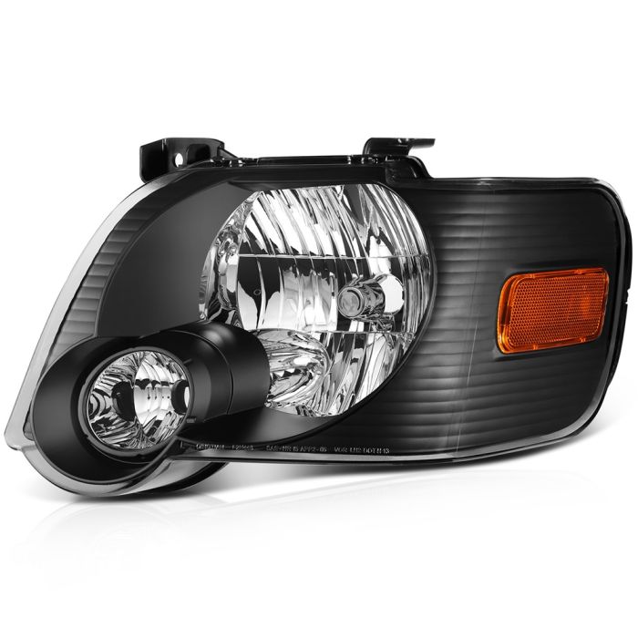 Pair Headlights Assembly Fits 06-10 Ford Explorer Headlamp