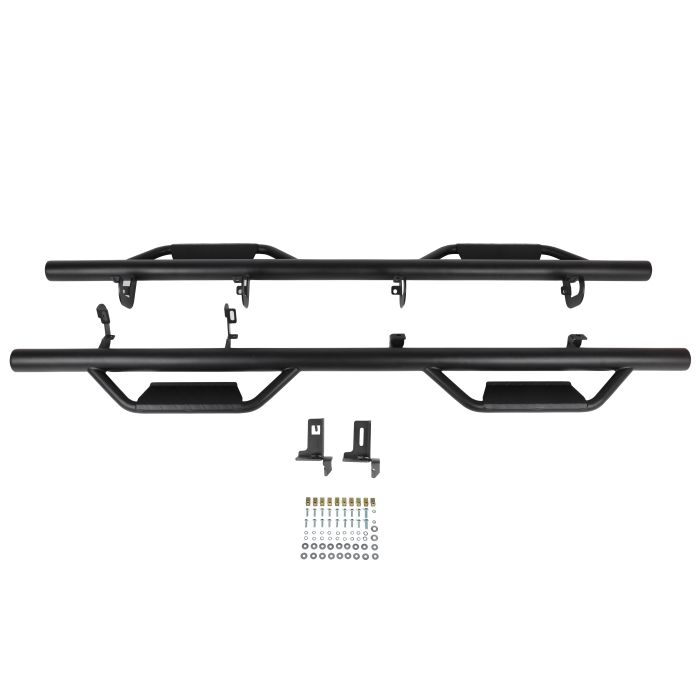 Nerf Bars For 2007-2018 Chevy Silverado Sierra Crew Cab Running Boards Side Step