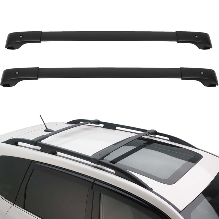 2019-2022 Subaru Ascent Roof Rack Cross Bar Roof Rail Carries Aluminum black