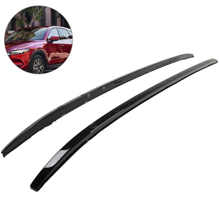 For Mazda Cx-5 2017 -2019 Aluminum Rubber Roof Rack Cross Bars Luggage Carrier