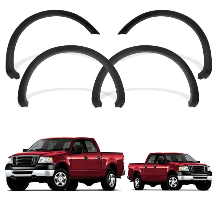 For 2004-2008 Ford F150 Fender Flares Wheel Guard Front & Rear Factory Style