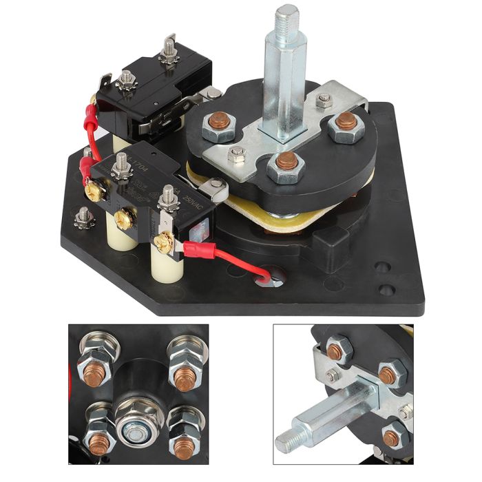 Golf Cart Forward and Reverse Switch Assembly For Electric models with resistors Black