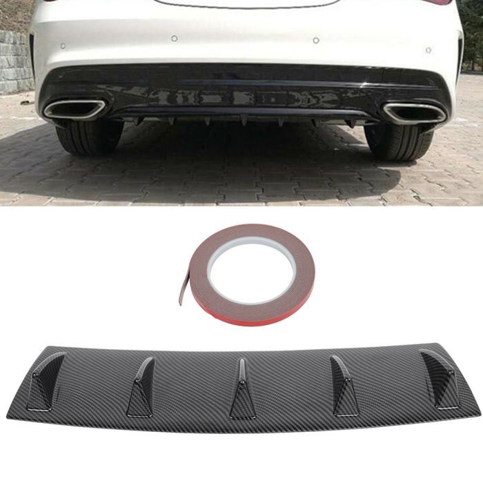 Universal Rear Lower Bumper Diffuser Fin for Chevrolet Camaro Toyota Camry