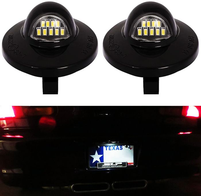 ECCPP LED License Plate Light Tag Lamp Assembly for Ford-1PC