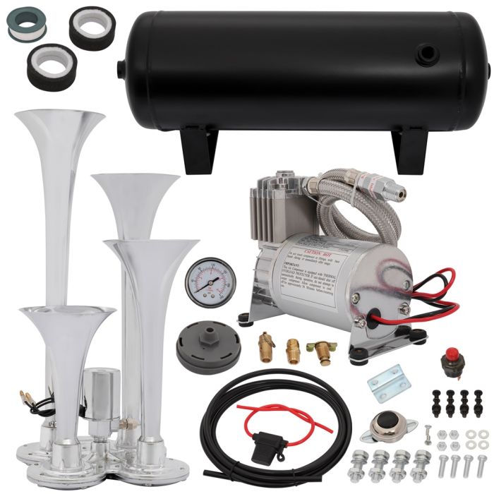 Air Horn Compressor Kit For Buick 