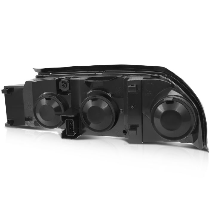 2000-2005 Chevrolet Impala Headlights Assembly Driver and Passenger Side Black Housing 