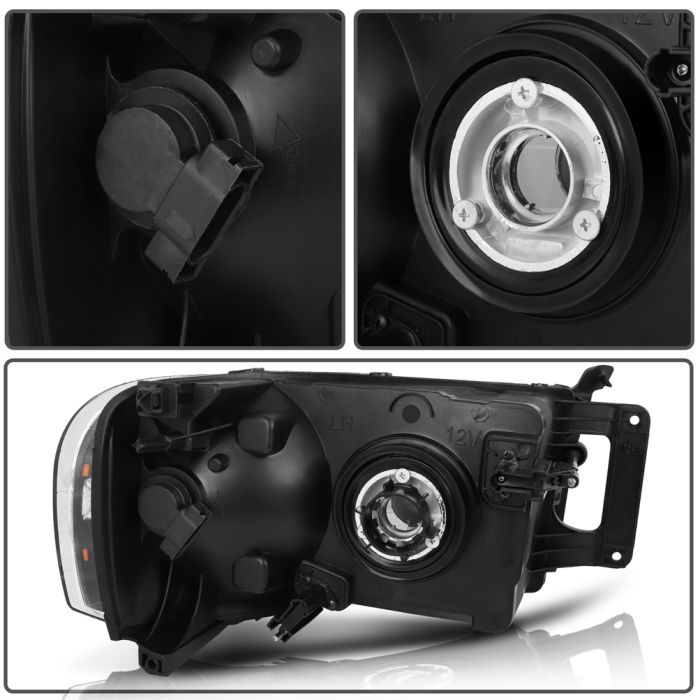 2007-2009 Toyota Camry Headlights Assembly Driver and Passenger Side Chrome Housing