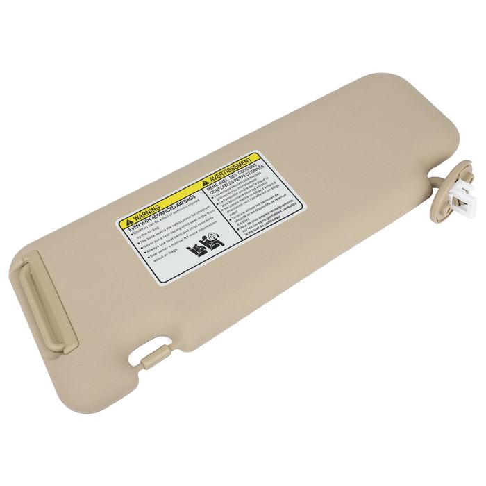 Sun Visor Beige Right Passenger Side with Sunroof for Toyota (74320-48490-E0)- 1 PC 